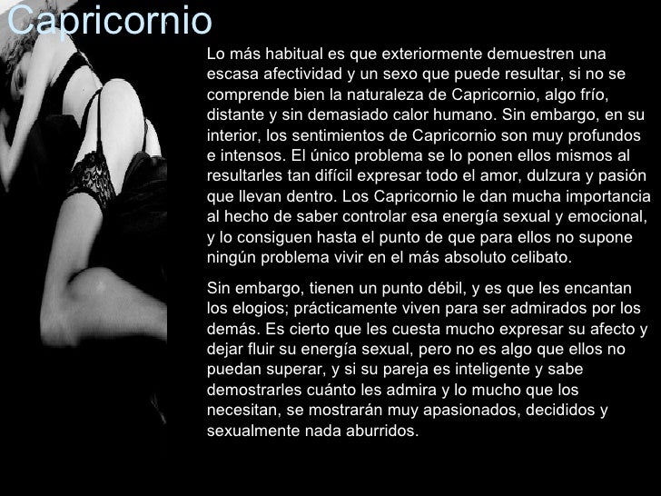 Capricornio y libra sexualmente Capricornio y libra sexualmente
